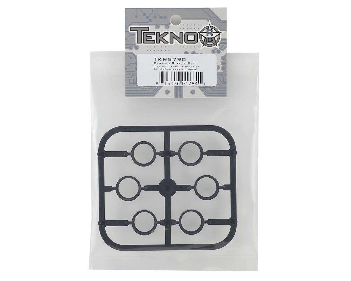 Tekno RC 8x14x4mm Bearing Sleeve Set (6)