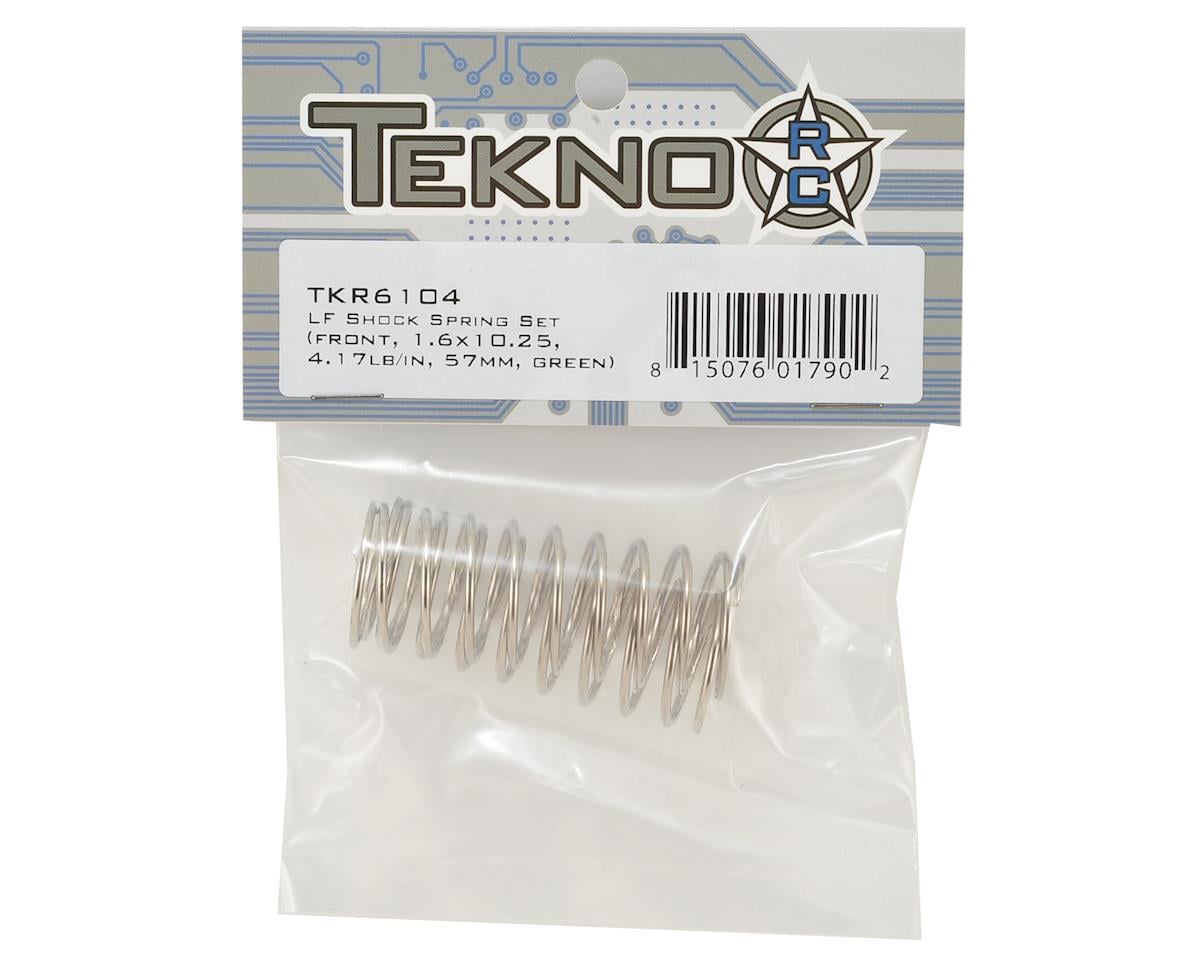 Tekno RC Low Frequency 57mm Front Shock Spring Set (Green - 4.17lb/in)
