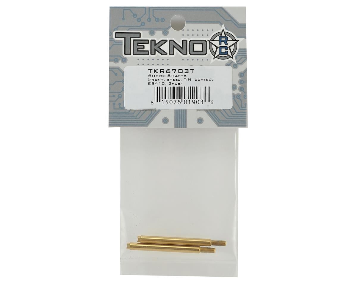 Tekno RC EB410 Front TiNi Coated Shock Shafts (2)