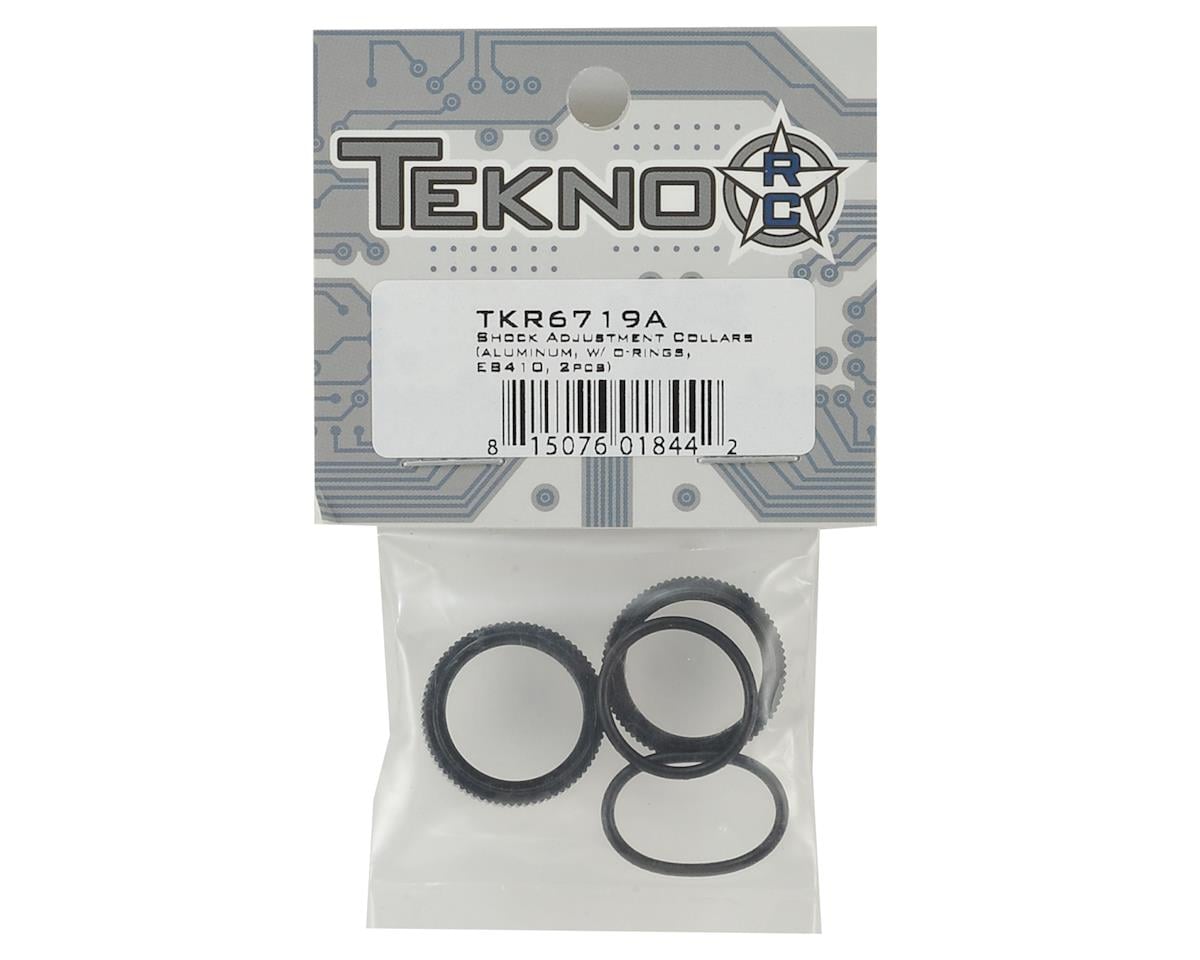 Tekno RC EB410/ET410 Aluminum Shock Adjustment Collars (2)