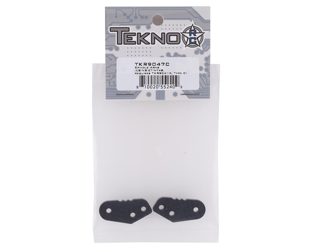 Tekno RC EB/NB/ET/NT48 Carbon Fiber Spindle Arms (Type C) (2)