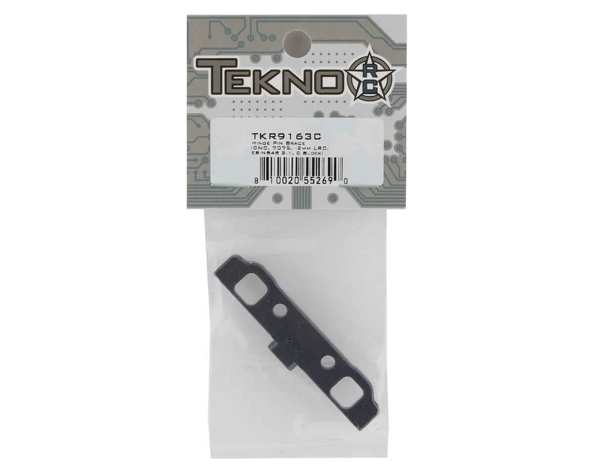 Tekno RC "C Block" Aluminum Hinge Pin Brace (-2mm LRC)