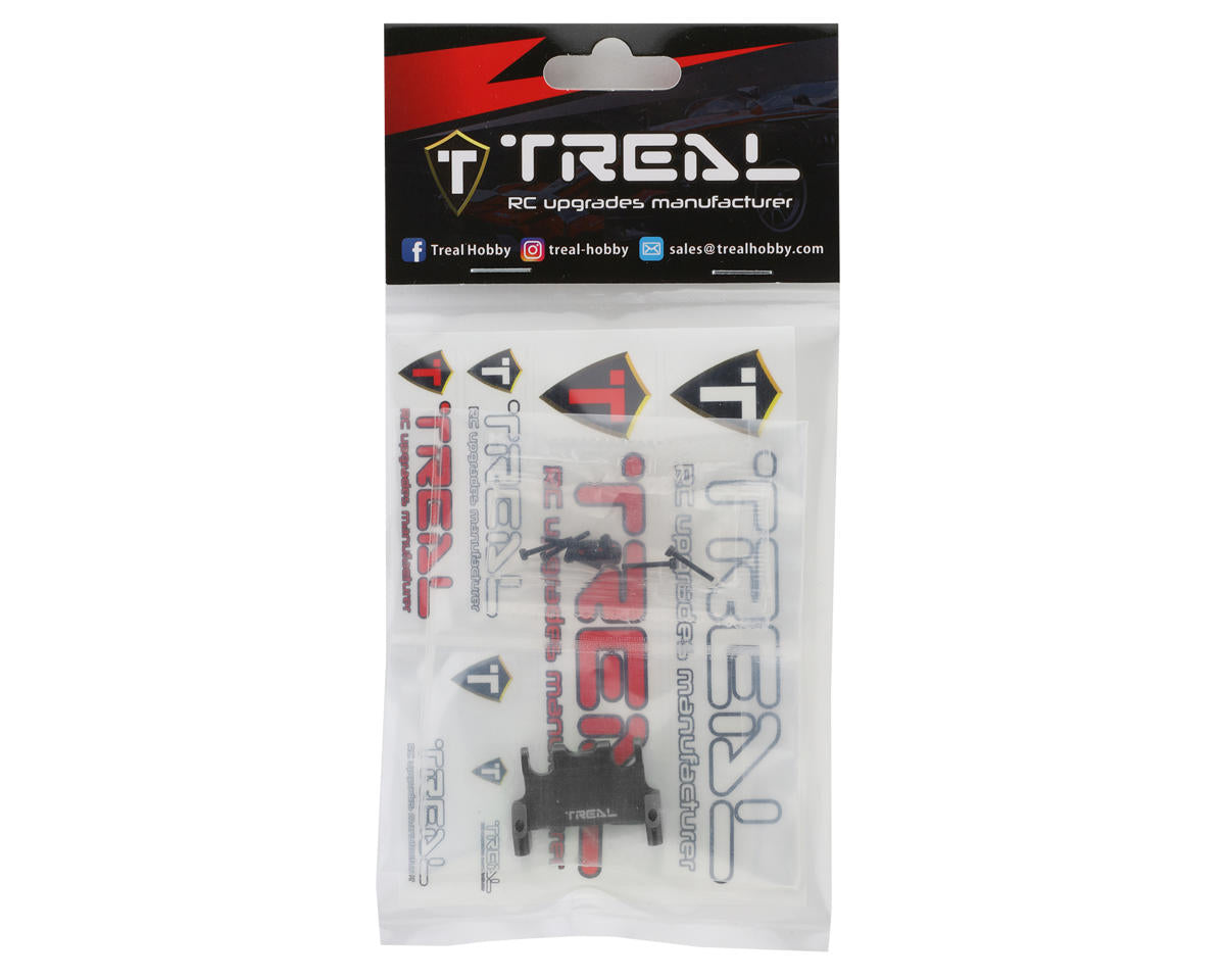Treal Hobby Axial AX24 Aluminum Servo Mount (Black) (EcoPower/Emax)