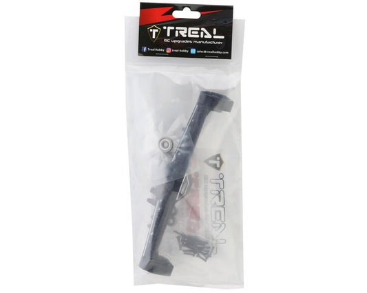 Treal Hobby Axial Capra CNC Aluminum One Piece Rear Axle Housing (Black)