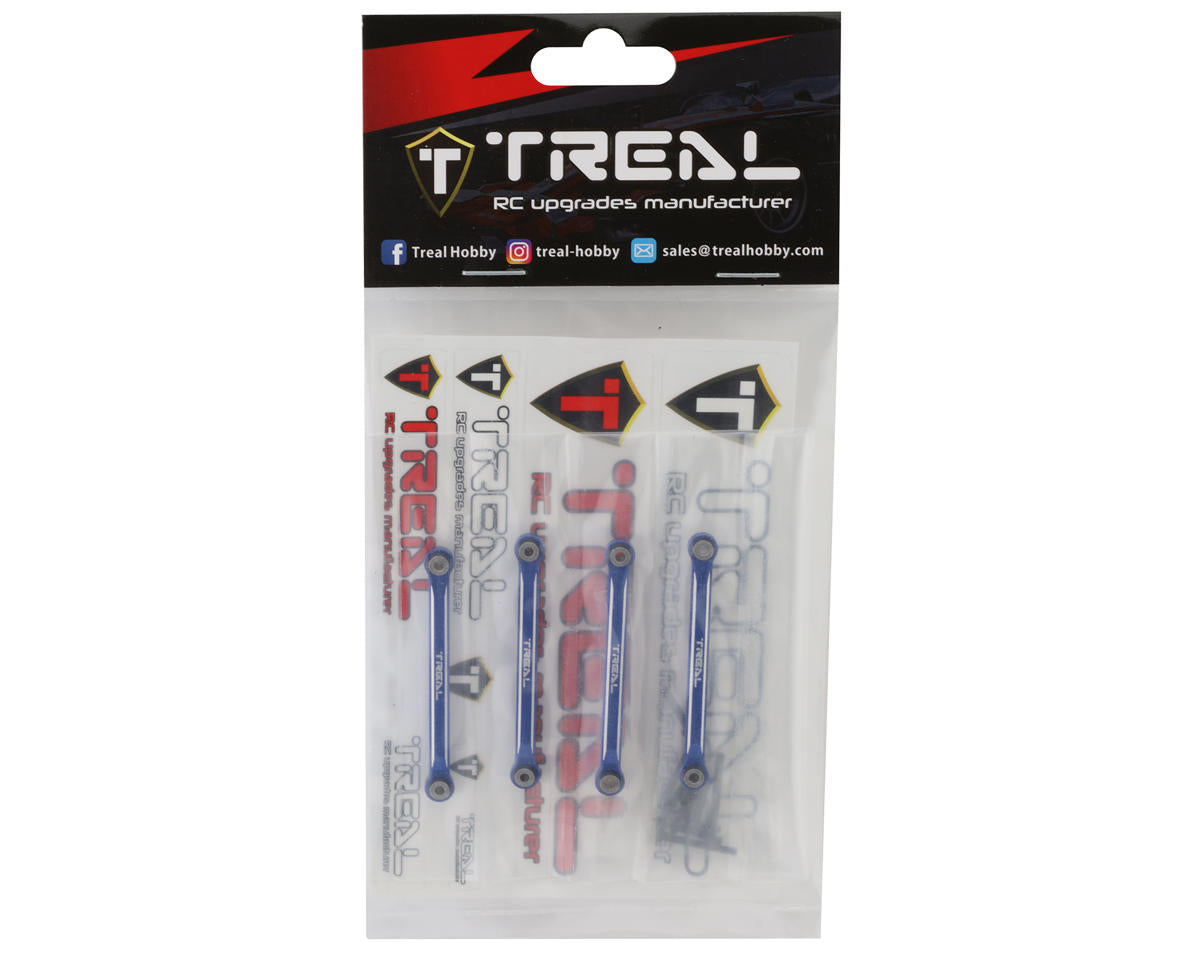 Treal Hobby FCX24 Aluminum Lower Links Set (Blue)