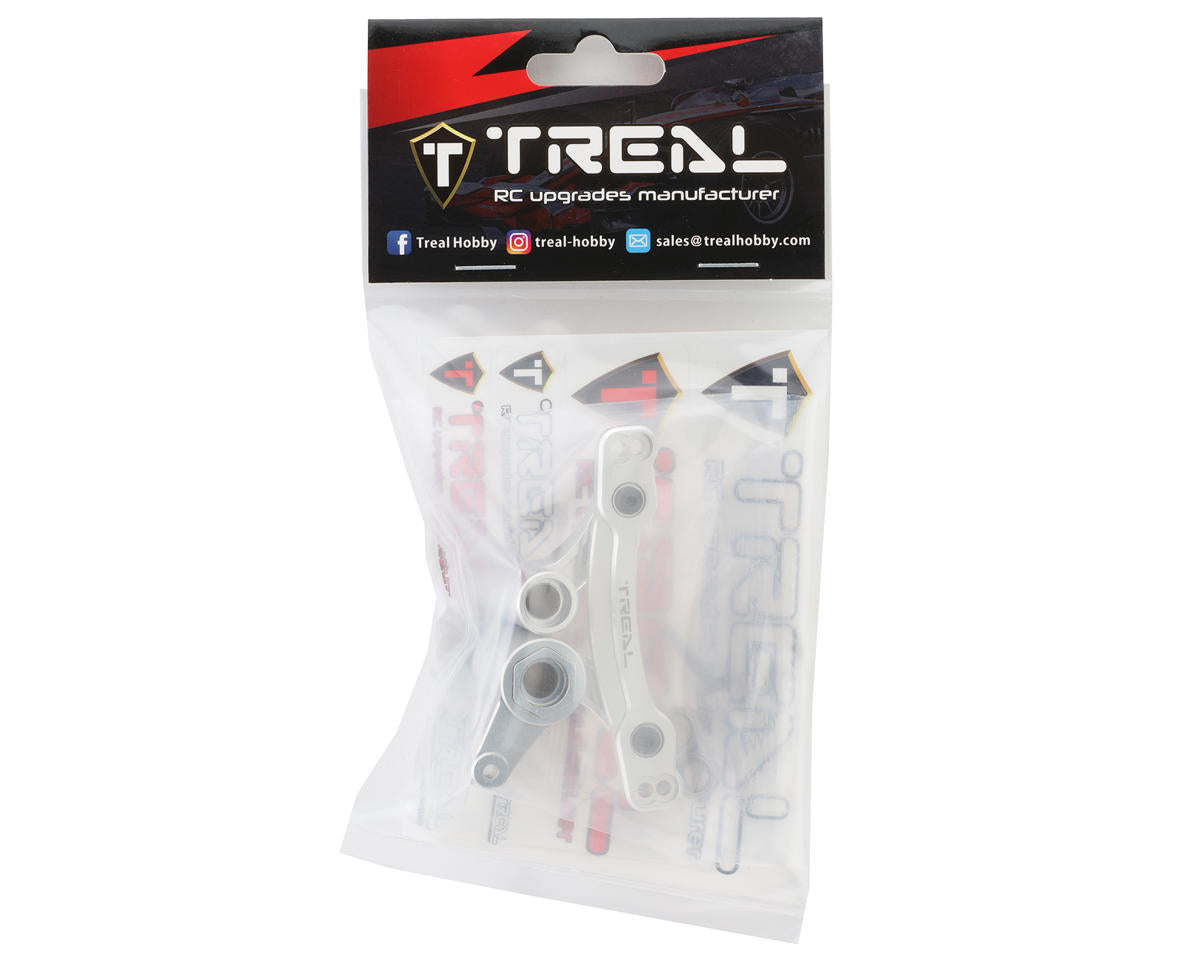 Treal Hobby Arrma Kraton 6S Aluminum Steering Rack Assembly (Silver)