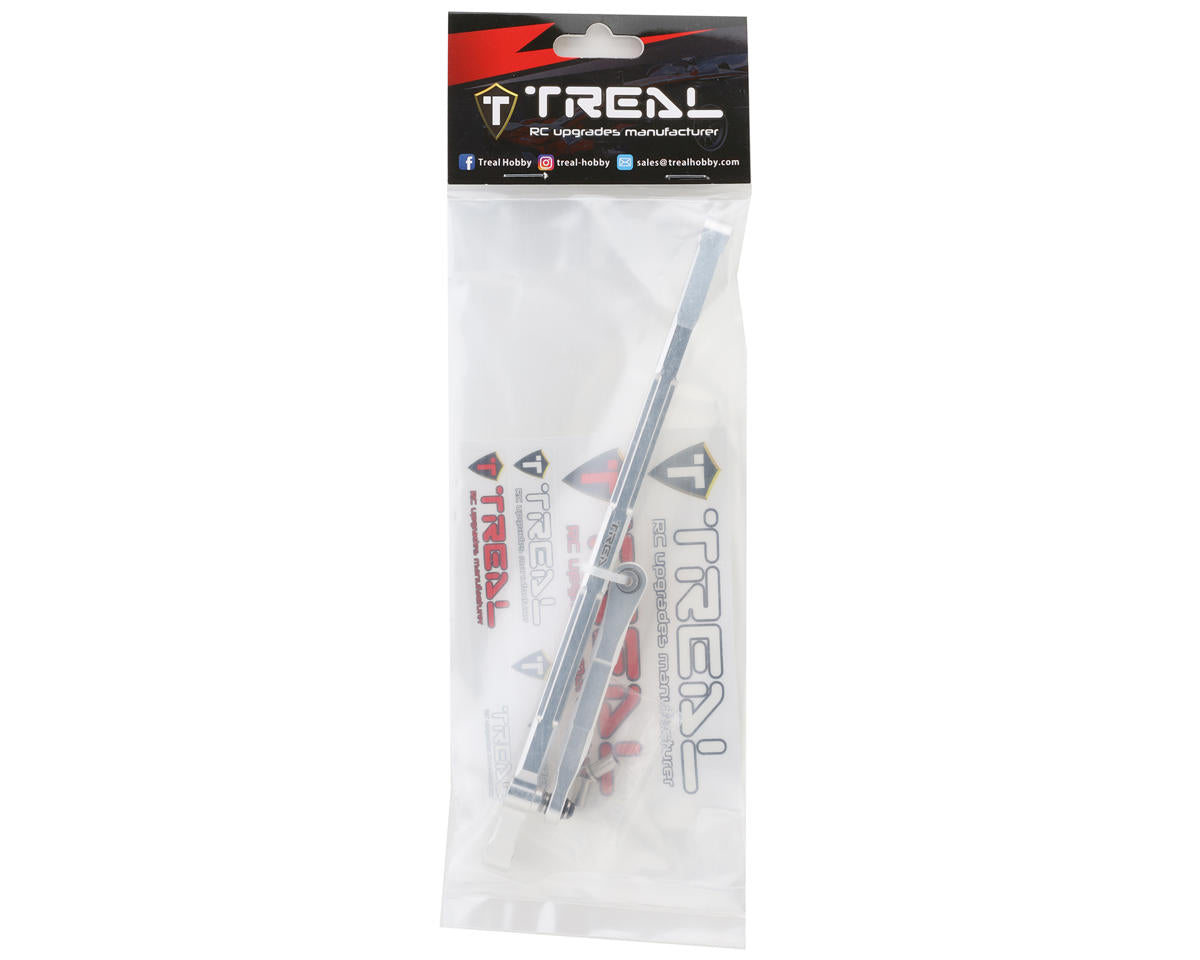 Treal Hobby Losi LMT Aluminum Steering Linkage (Silver)