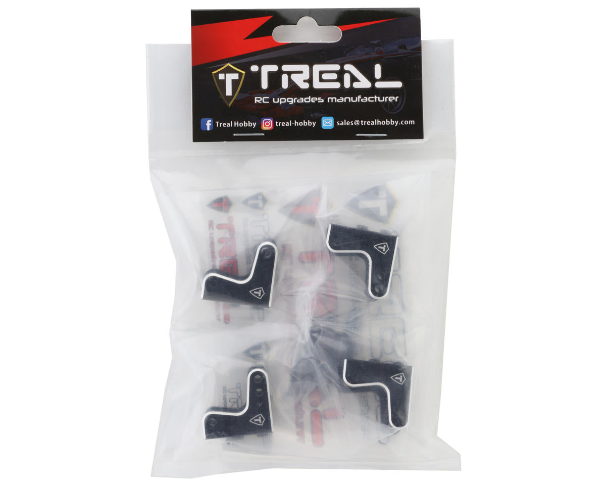 Treal Hobby Losi LMT Aluminum Shock Mount Set (4) (Black)