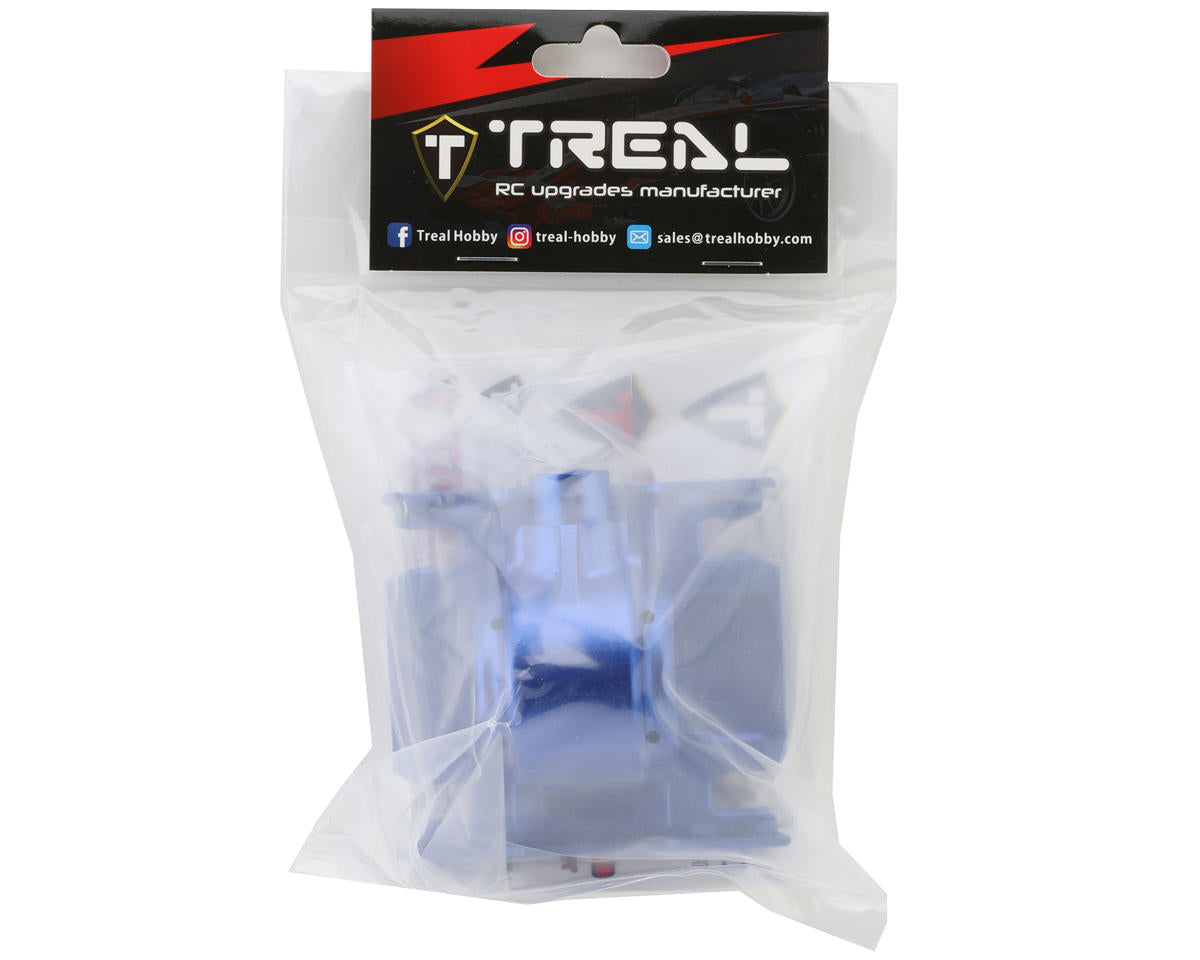 Treal Hobby Losi LMT Aluminum Gearbox Housing Set w/Covers (Blue)