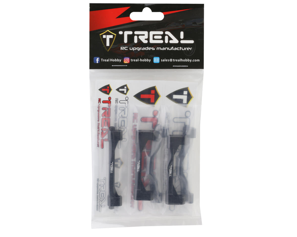 Treal Hobby Losi® LMT™ Aluminum Chassis Cross Brace Set (Black) (5)