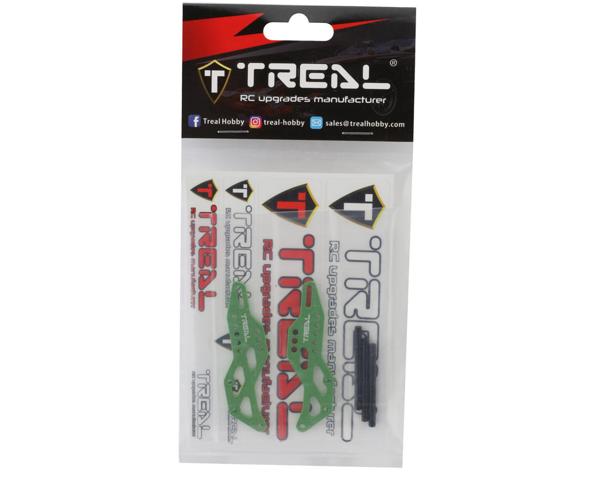 Treal Hobby Losi Mini LMT Aluminum Wheelie Bar Set (Green)