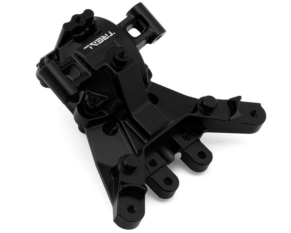 Treal Hobby Aluminum Front Gearbox Set for Traxxas® Maxx® Slash® (Black)