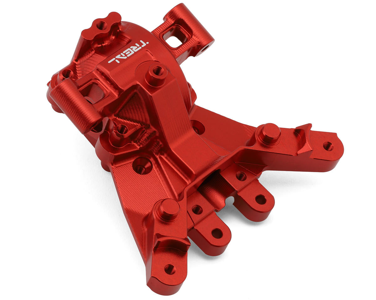 Treal Hobby Aluminum Front Gearbox Set for Traxxas® Maxx® Slash® (Red)