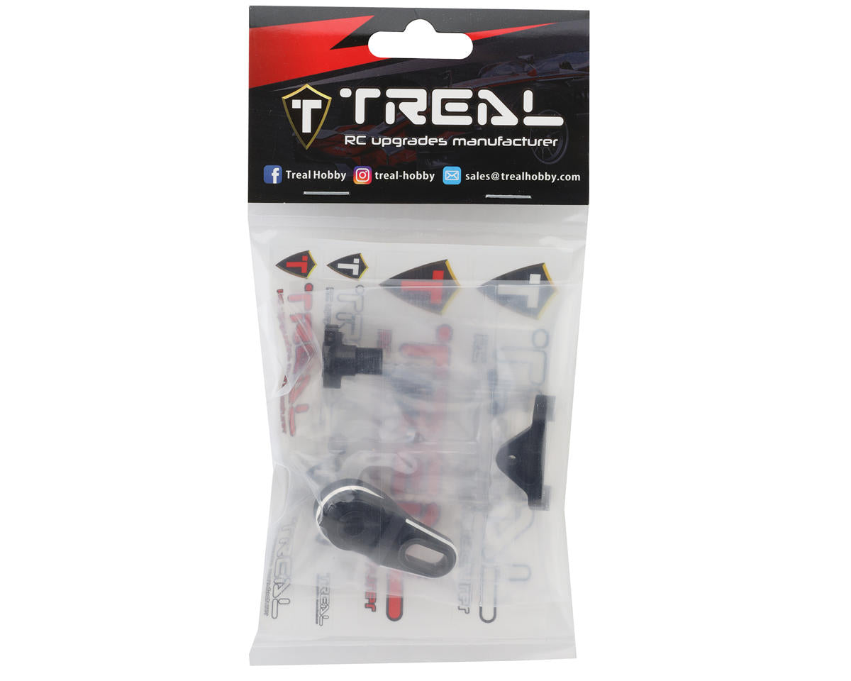 Treal Hobby Losi Promoto MX CNC Aluminum Clamping Servo Saver (25T/23T) (Black)