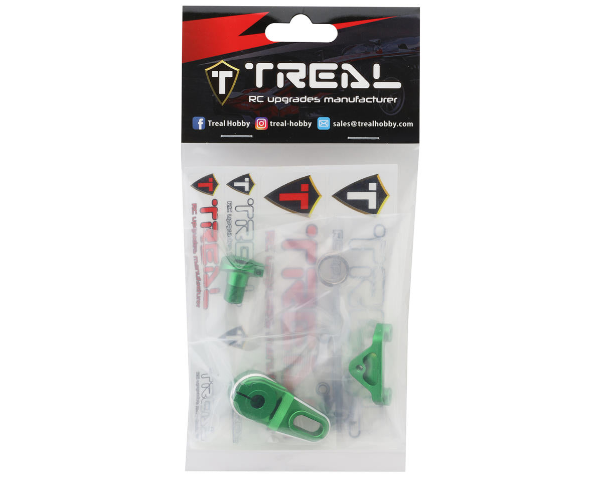 Treal Hobby Losi Promoto MX CNC Aluminum Clamping Servo Saver (25T/23T) (Green)