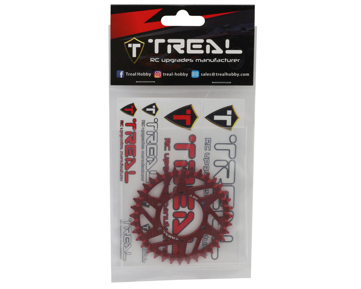 Treal Hobby Losi Promoto MX CNC Aluminum Rear Sprocket (Red) (36T)