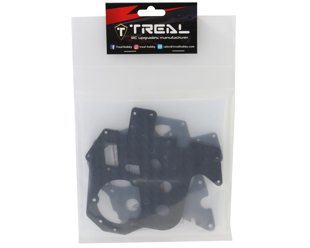 Treal Hobby Promoto MX Carbon Fiber Chassis Plates (2)