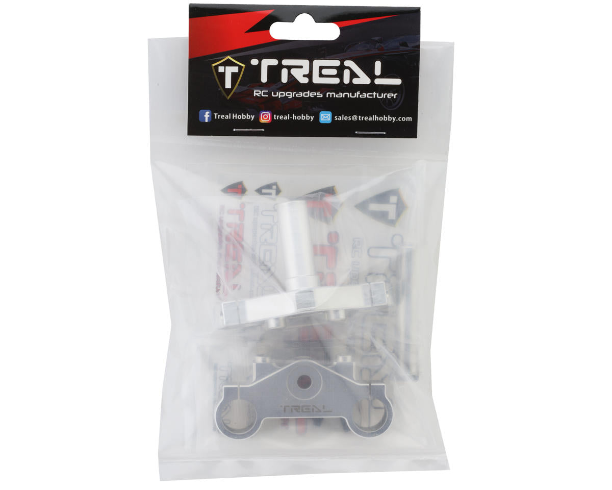 Treal Hobby Promoto CNC Aluminum Triple Clamp Set (Silver)