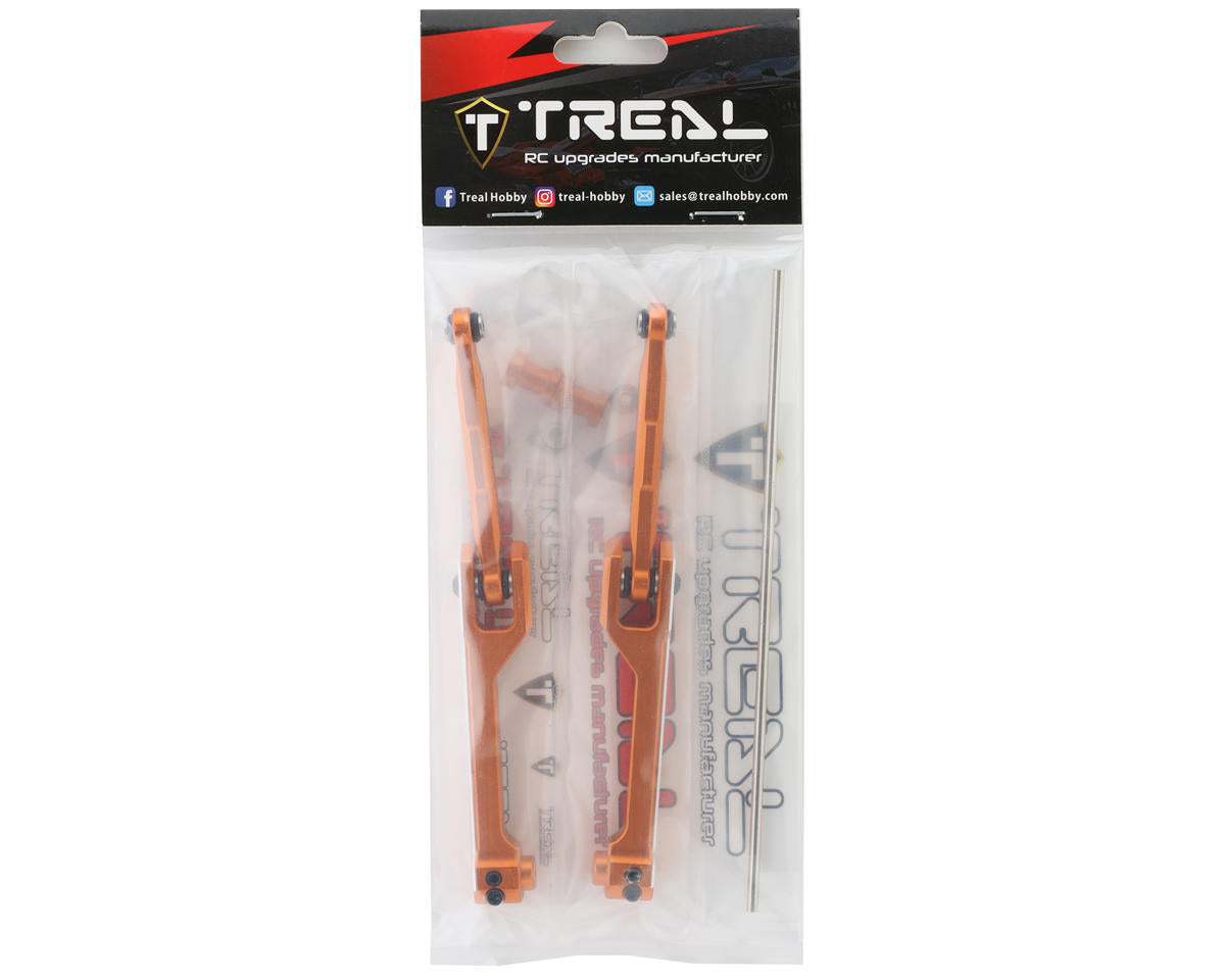 Treal Hobby RBX10 Ryft Aluminum Rear Torsional Sway Bar Set (Orange)