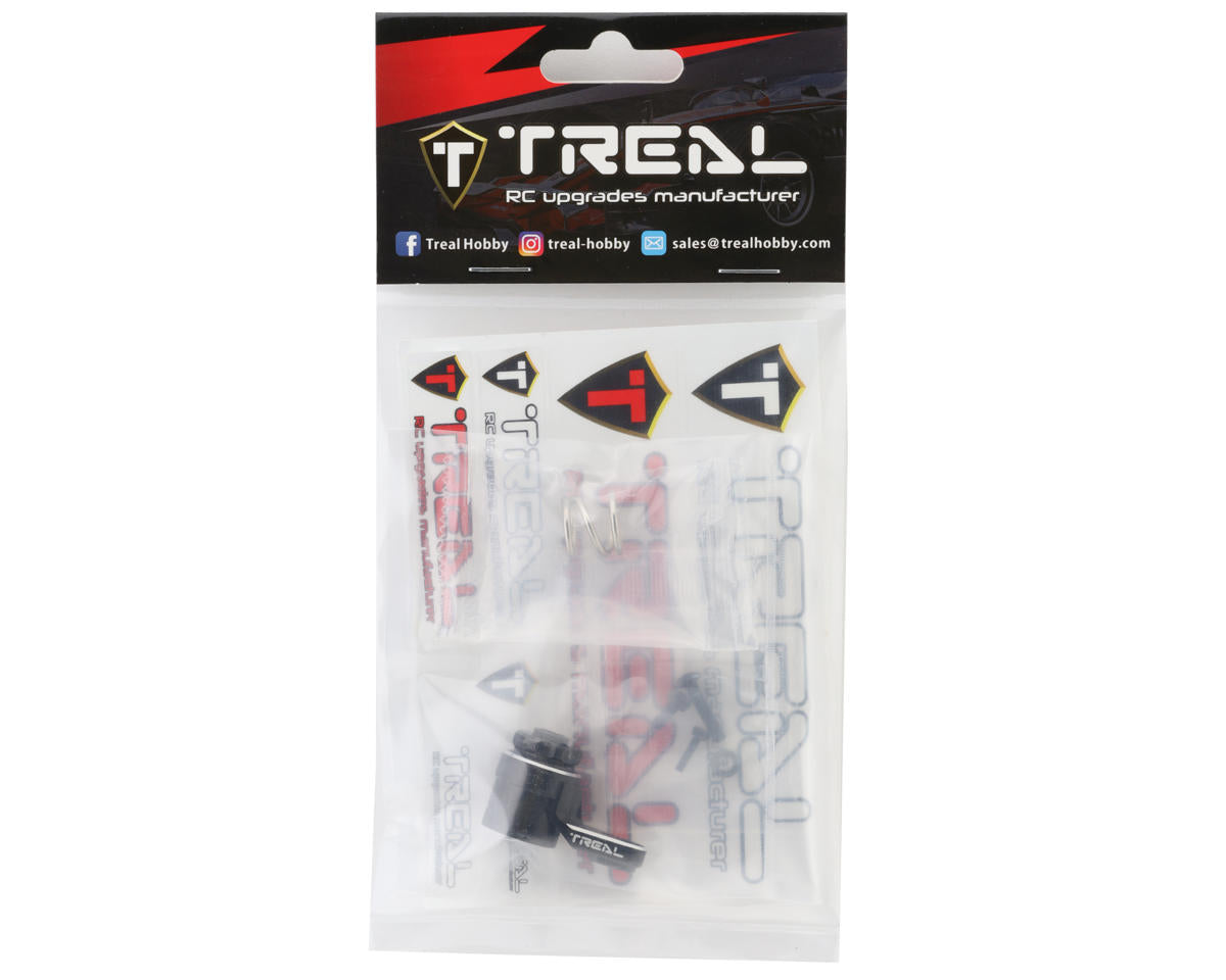 Treal Hobby Axial RBX10 Ryft Aluminum Clamping Servo Saver (25T) (Black)