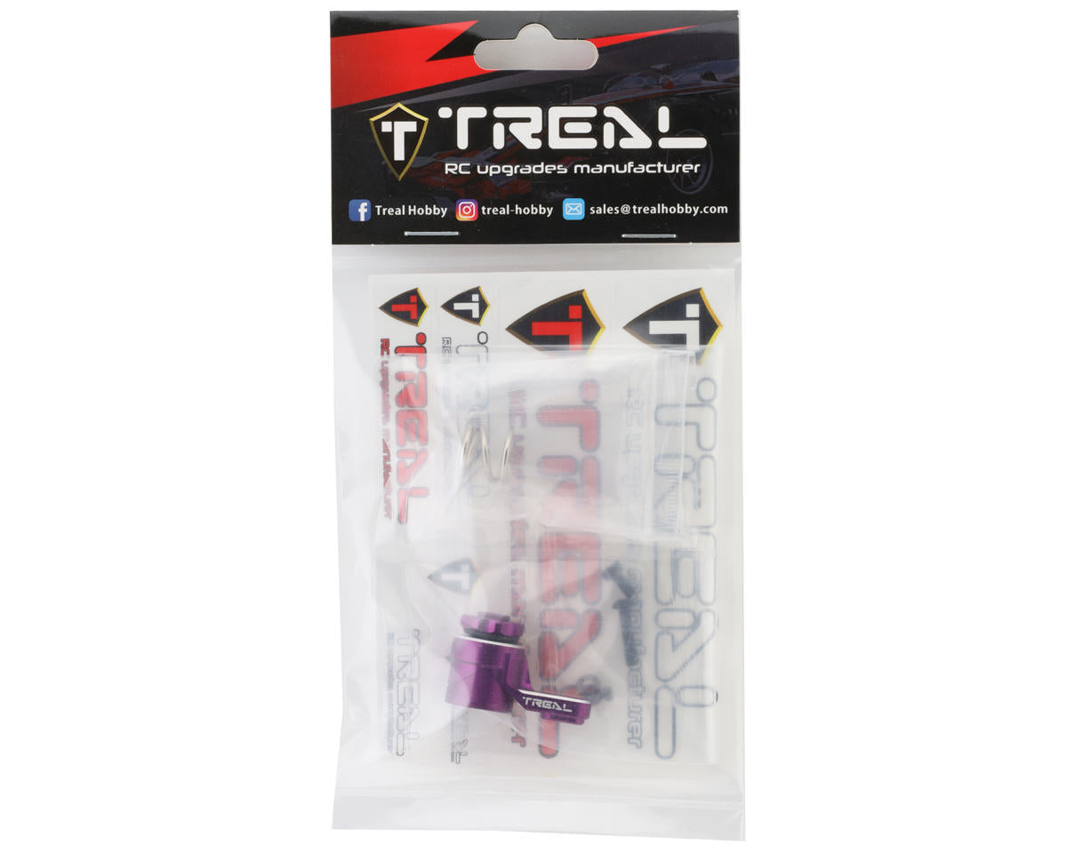 Treal Hobby Axial RBX10 Ryft Aluminum Clamping Servo Saver (23T) (Purple)