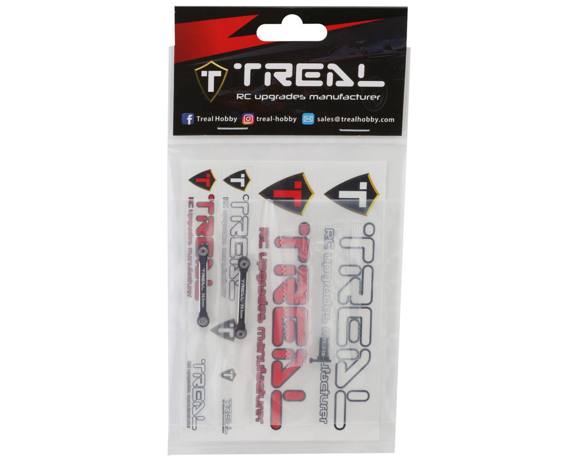 Treal Hobby Axial SCX24 Aluminum 4-Link Conversion (Black) (2) (29.5mm)
