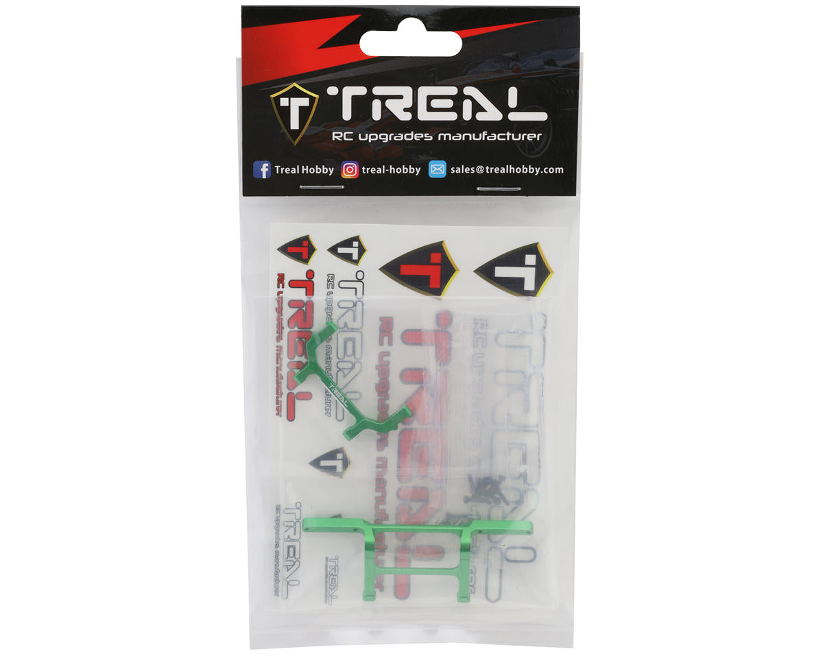 Treal Hobby Axial SCX24 Aluminum Rear Bumper Mount (Green) (C10)