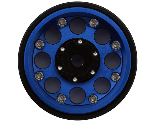 Treal Hobby 1.0" 8-Hole Beadlock Wheels (Blue) (4) (22g)