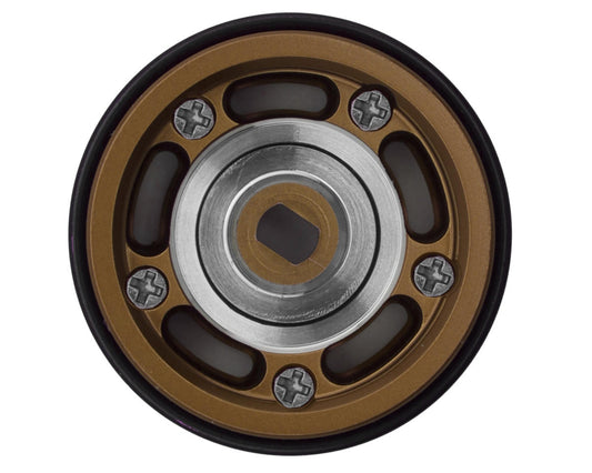 Treal Hobby 0.7" 5-Slot Aluminum Micro Rock Crawler Beadlock Wheels
