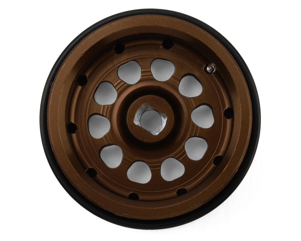 Treal Hobby Type E 0.7" Aluminum Micro Crawler Beadlock Wheels (Bronze) (4)