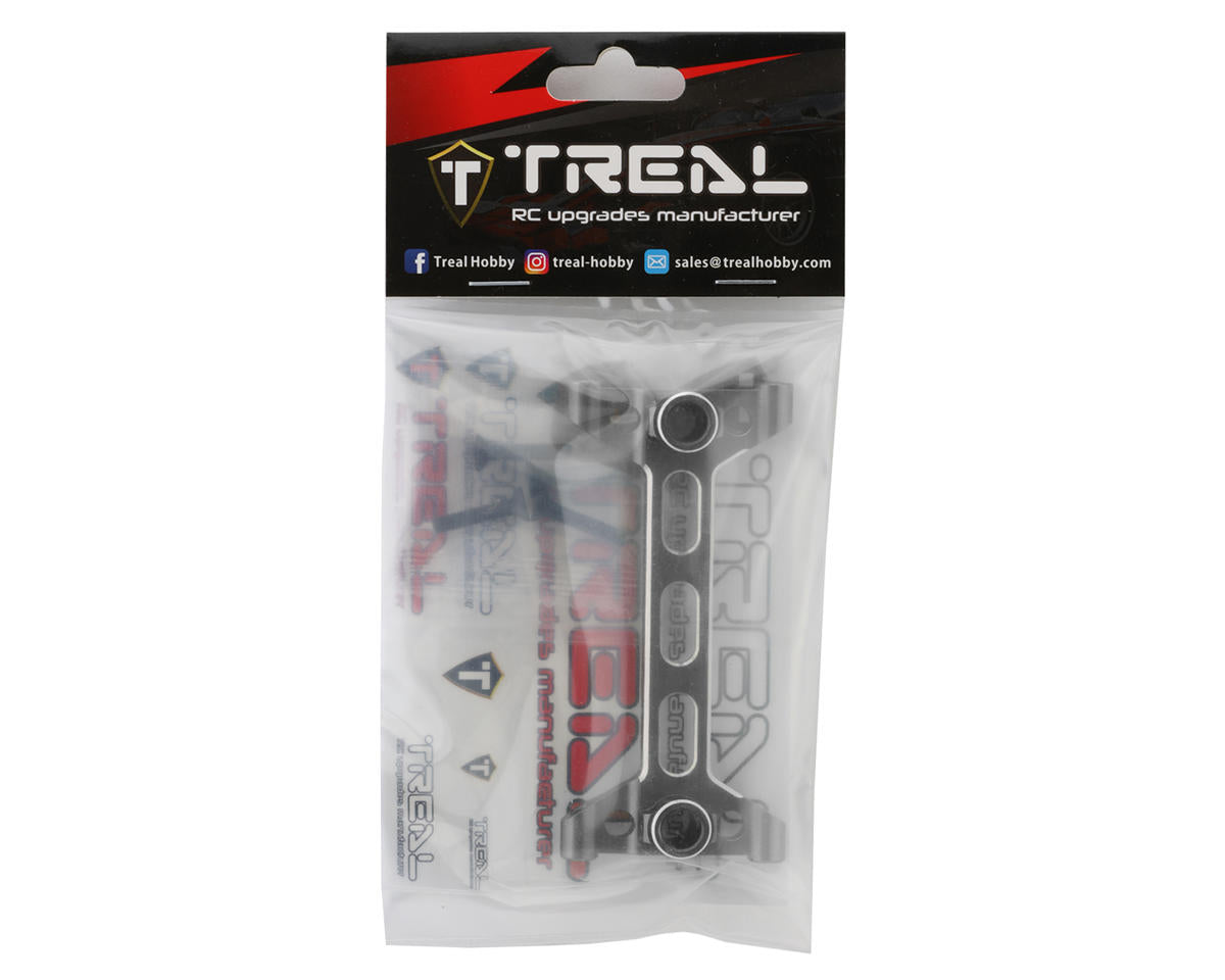 Treal Hobby Axial SCX6 Aluminum Rear Chassis/Shock Tower Brace (Titanium)