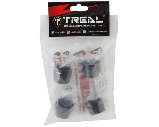 Treal Hobby Axial SCX6 Extended Aluminum Wheel Hex Hub Adapters (+5mm) (4)