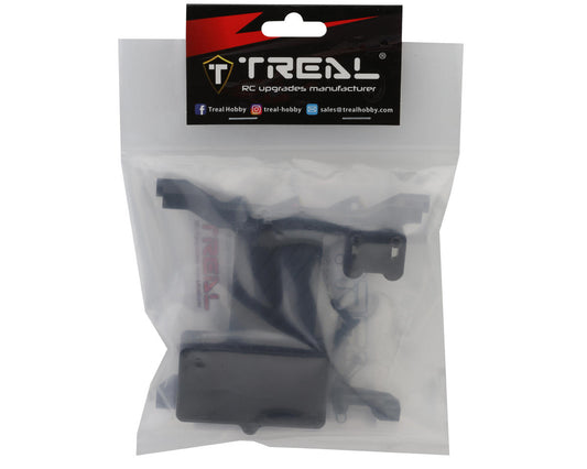 Treal Hobby Axial SCX6 Aluminum ESC & Servo Mount Bracket (Black)