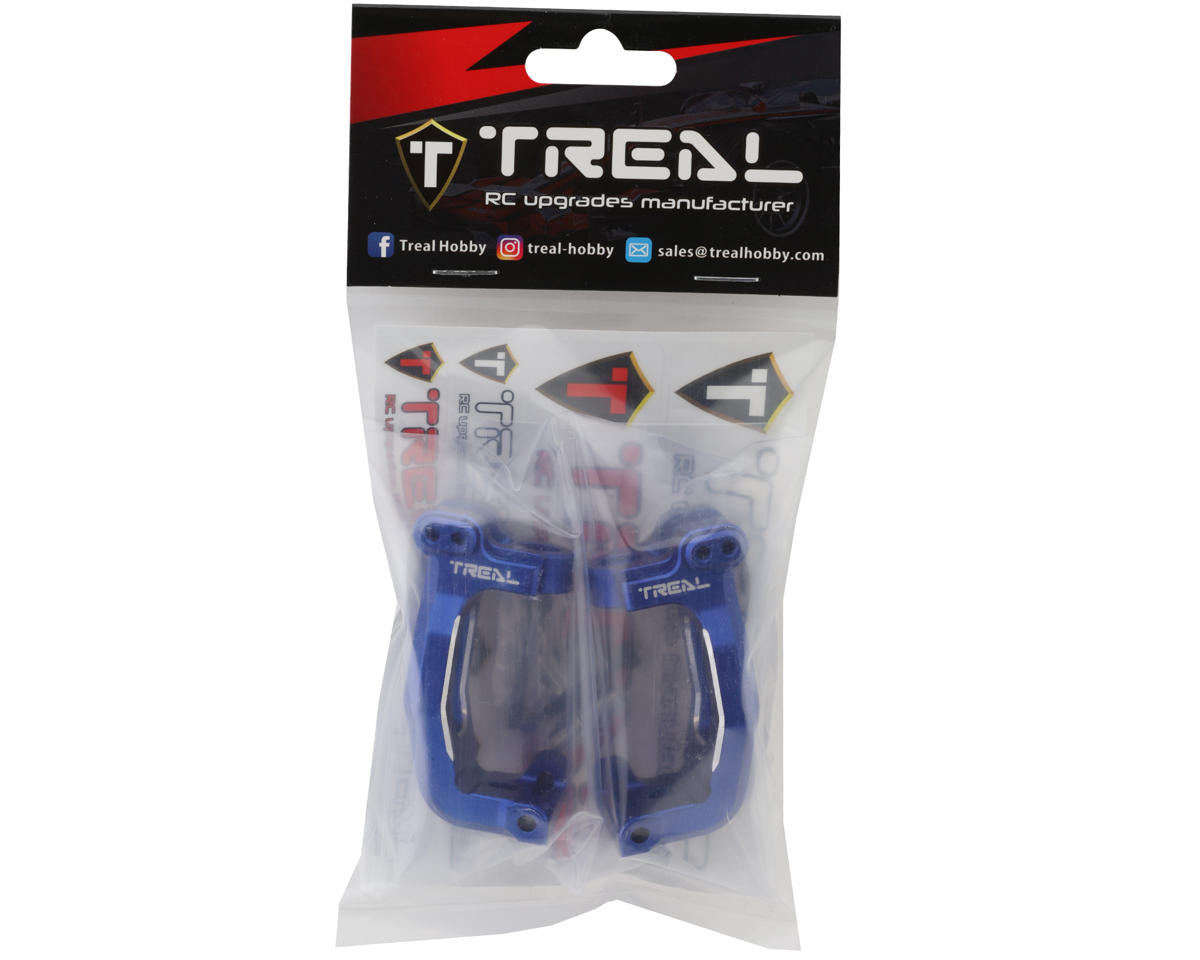 Treal Hobby Aluminum Front C Hub Spindle Carriers for Traxxas Sledge