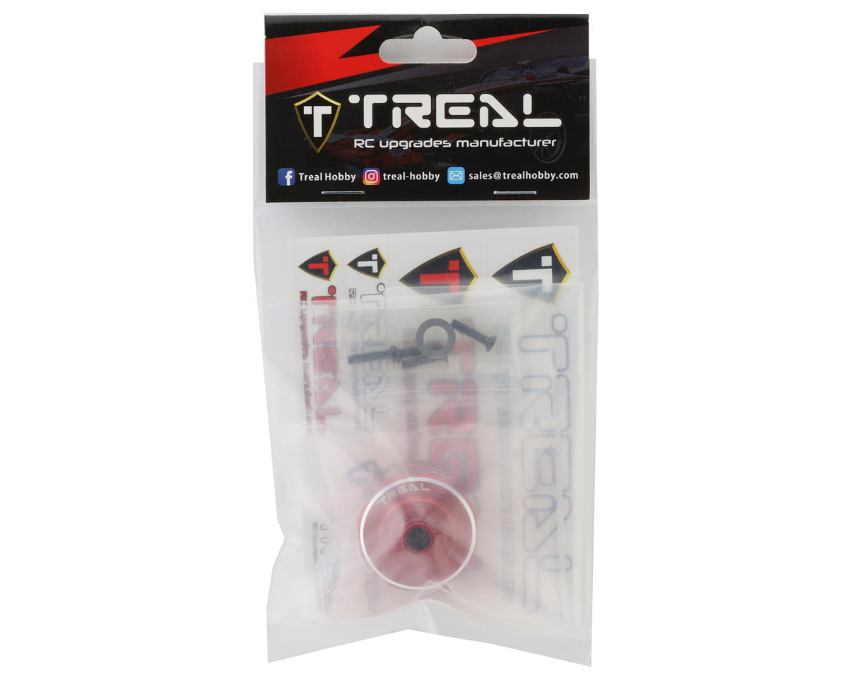 Treal Hobby Aluminum Gear Differential Housing Case for Traxxas Sledge (Red)