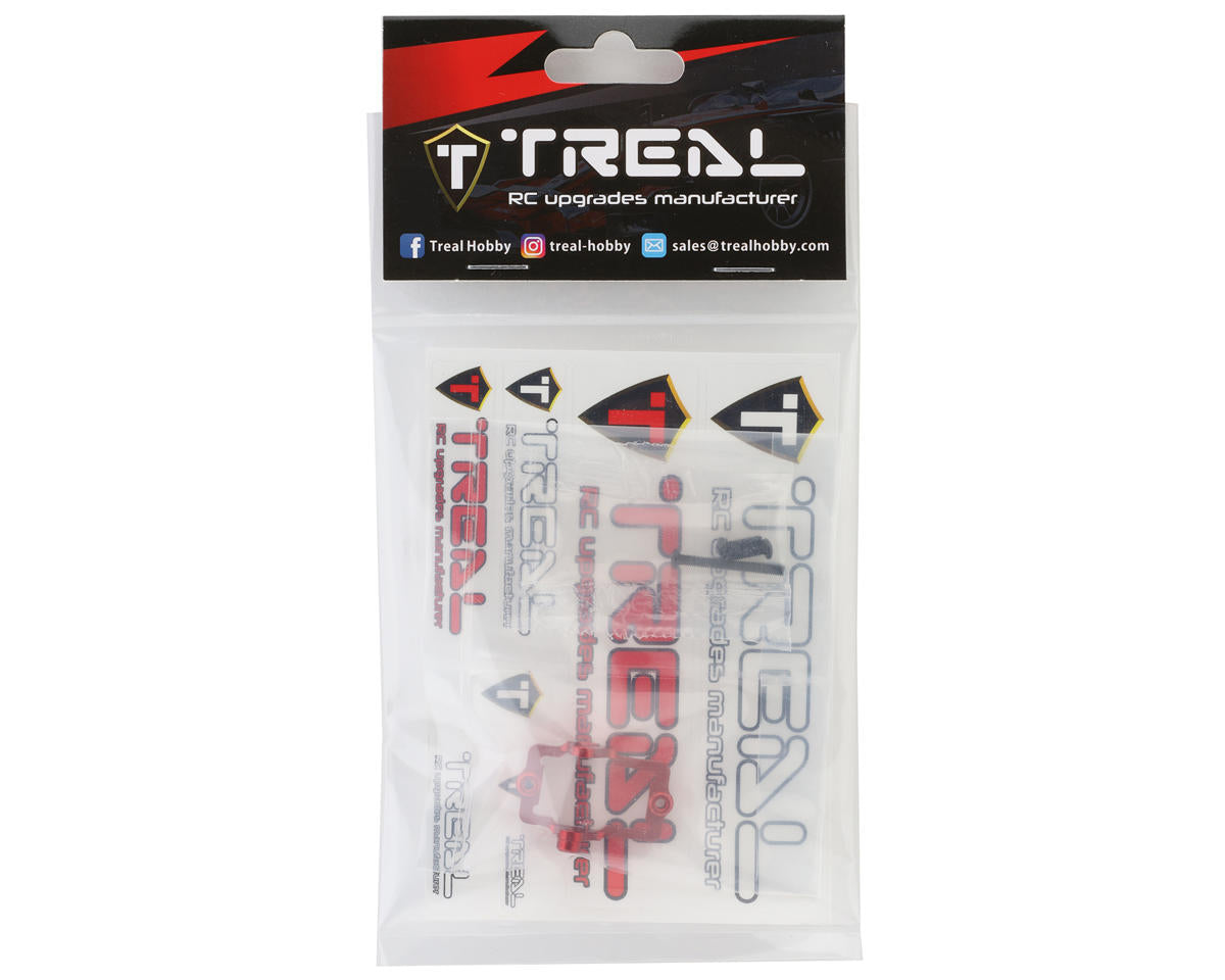 Treal Hobby Aluminum Servo Mount for Traxxas TRX-4M (Red)