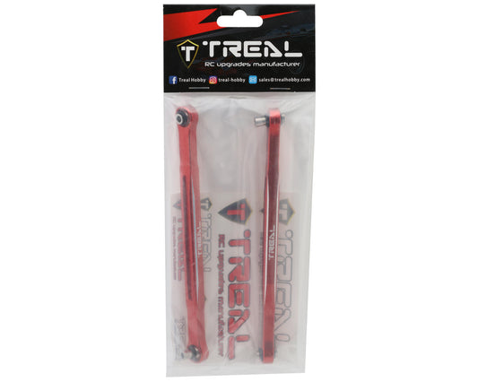 Treal Hobby 7075 Aluminum Steering Toe Link Set for Traxxas® X-Maxx® (Red) (2)