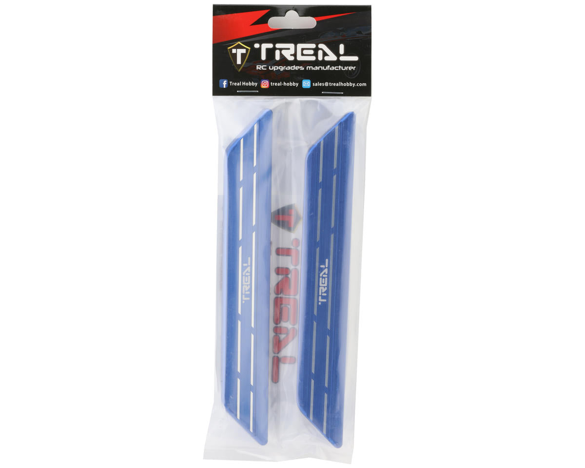 Treal Hobby Aluminum Side Rail Step Plates for Traxxas XRT (Blue) (2)