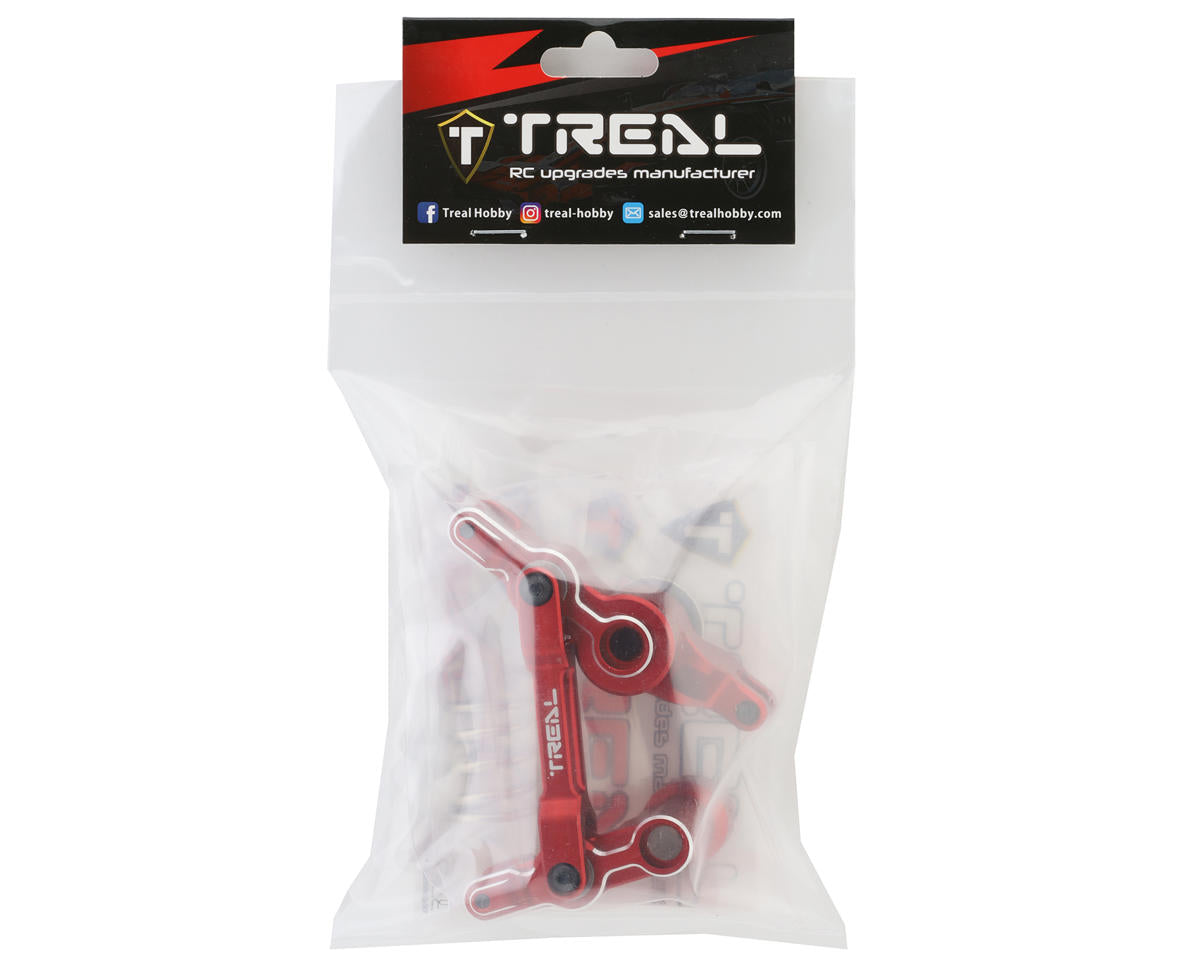 Treal Hobby Aluminum Servo Saver Steering Bell Crank Set for Traxxas XRT