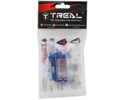 Treal Hobby H10 Optic Aluminum Servo Mount (Blue)