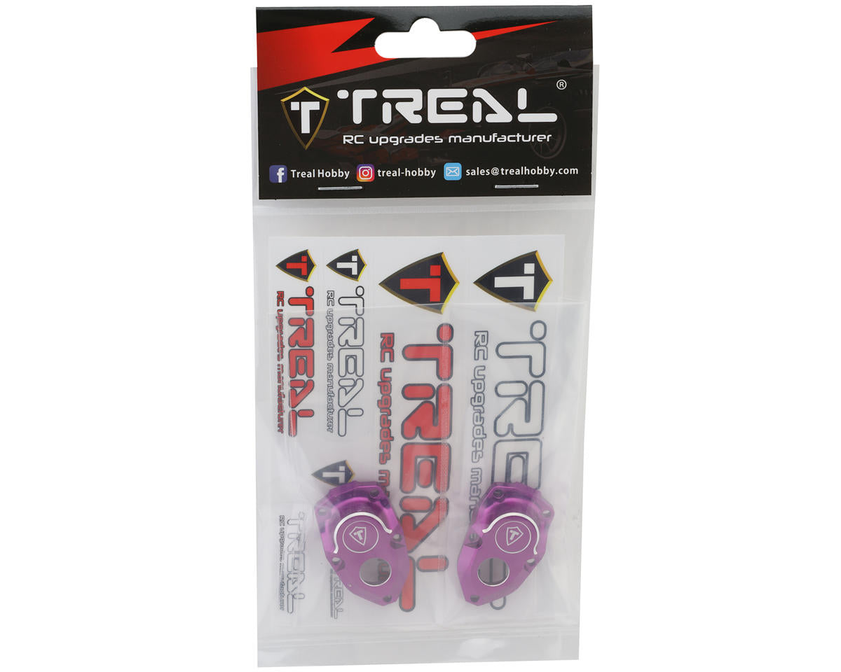 Treal Hobby Vanquish VRD/VS4-10 Aluminum Front Portal Covers (Purple) (2)