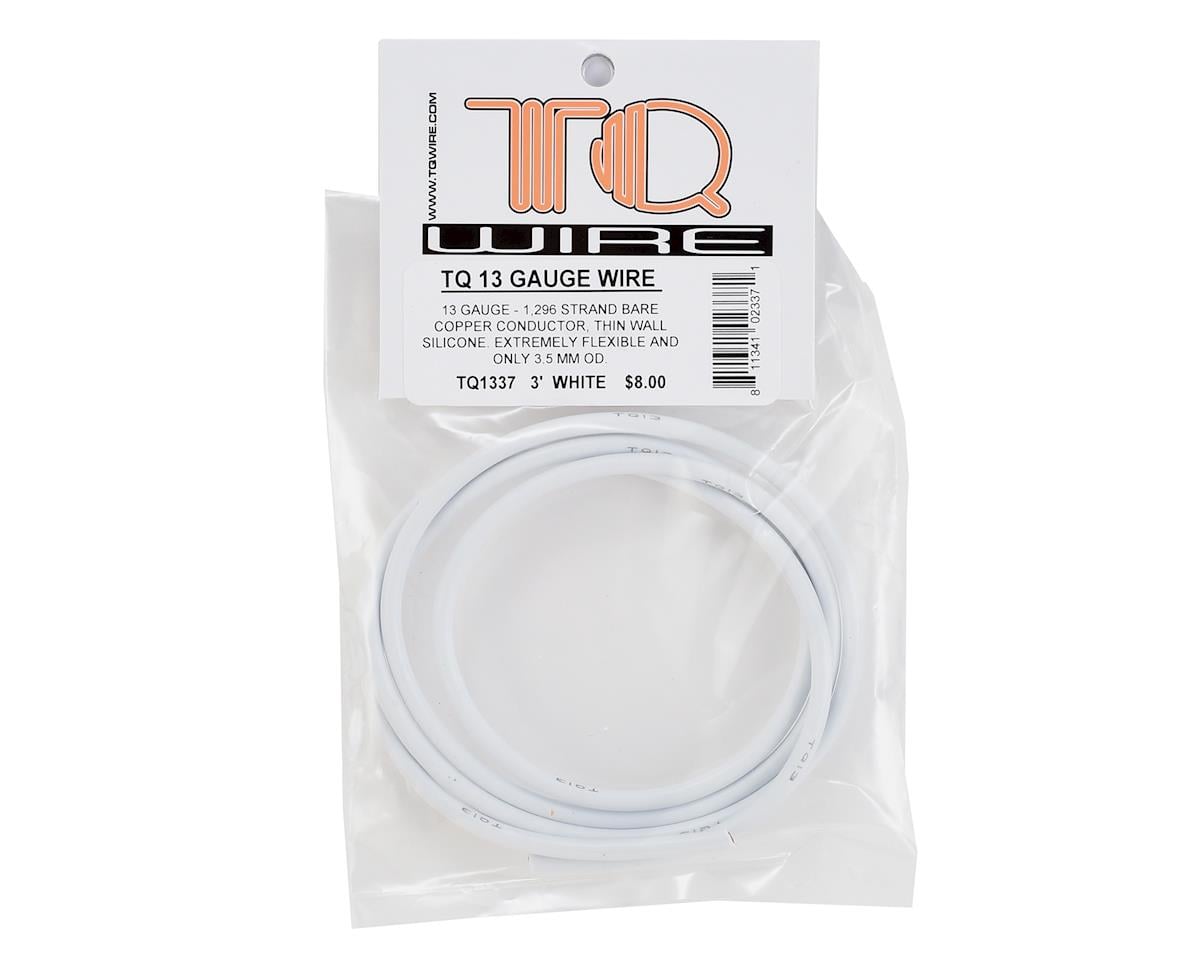 TQ Wire Silicone Wire (White) (3') (13AWG)