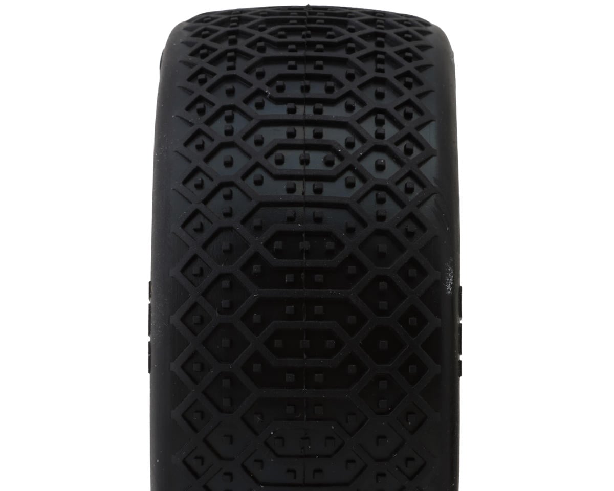 TZO Tires 100 1/8 Buggy Pre-Glued Tires (White) (4) (Supreme Clay)