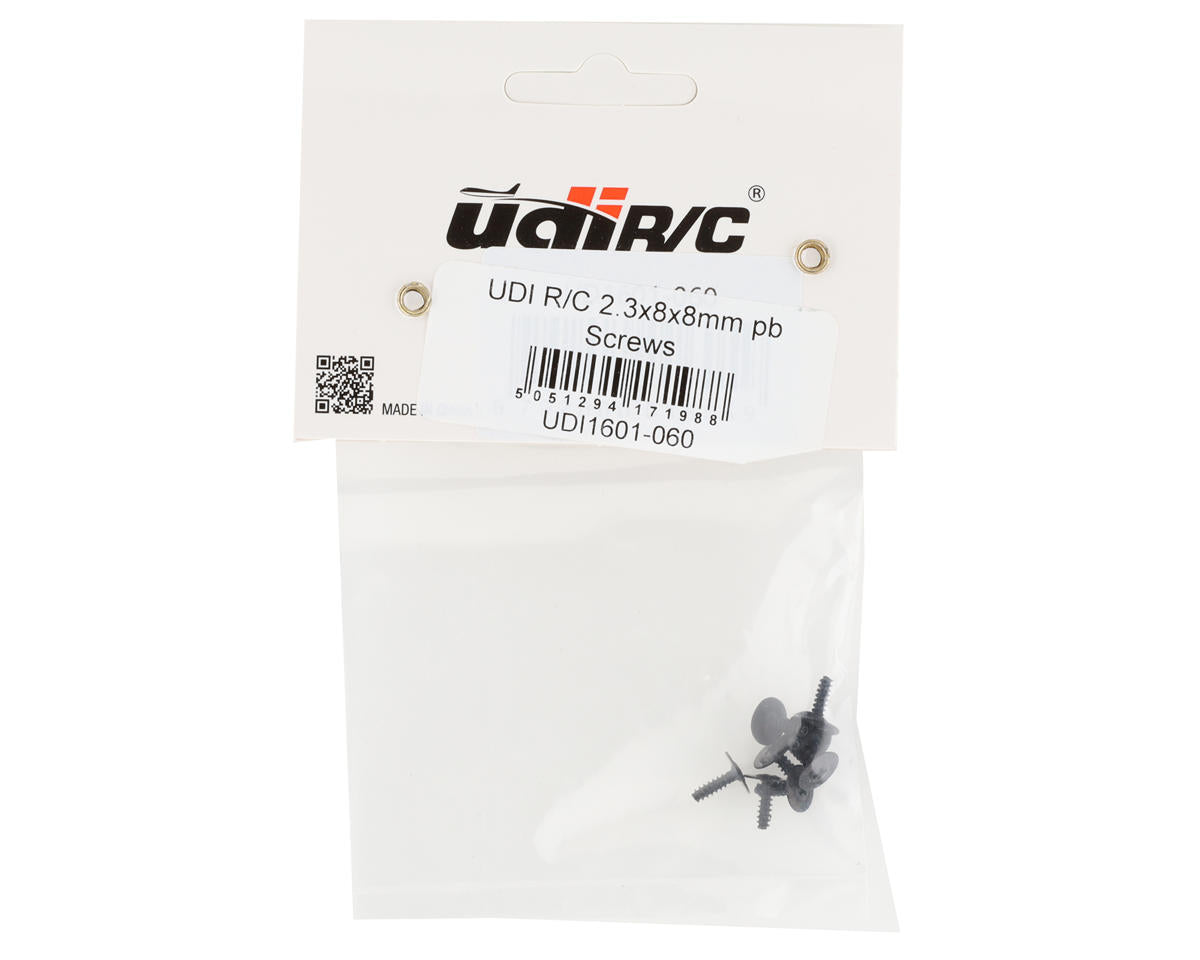 UDI RC 2.3x8x8mm Philips Button Head Screws (8)