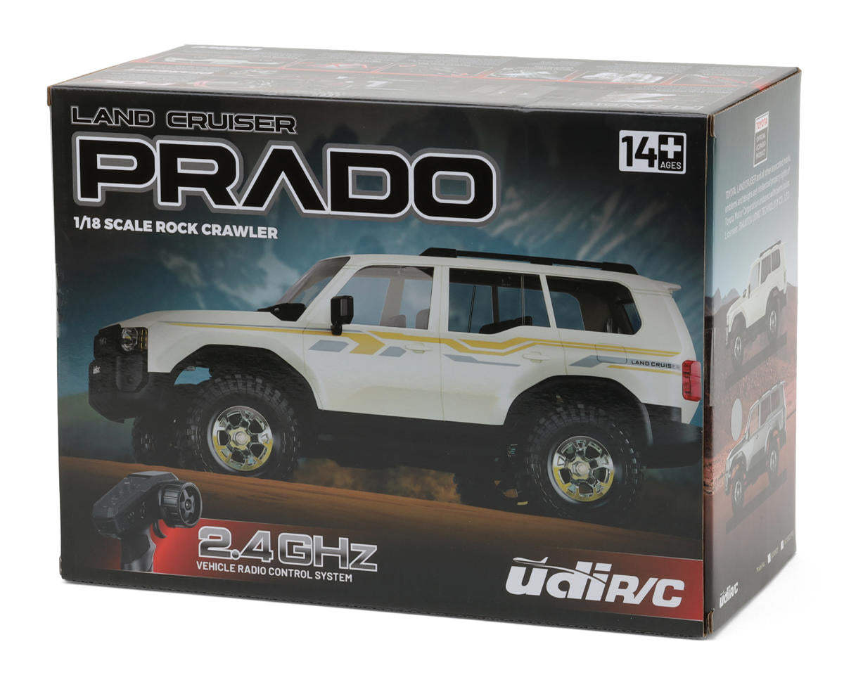 UDI RC UCX18 Pro Toyota Land Cruiser Prado 1/18 RTR 4WD Brushless Rock Crawler