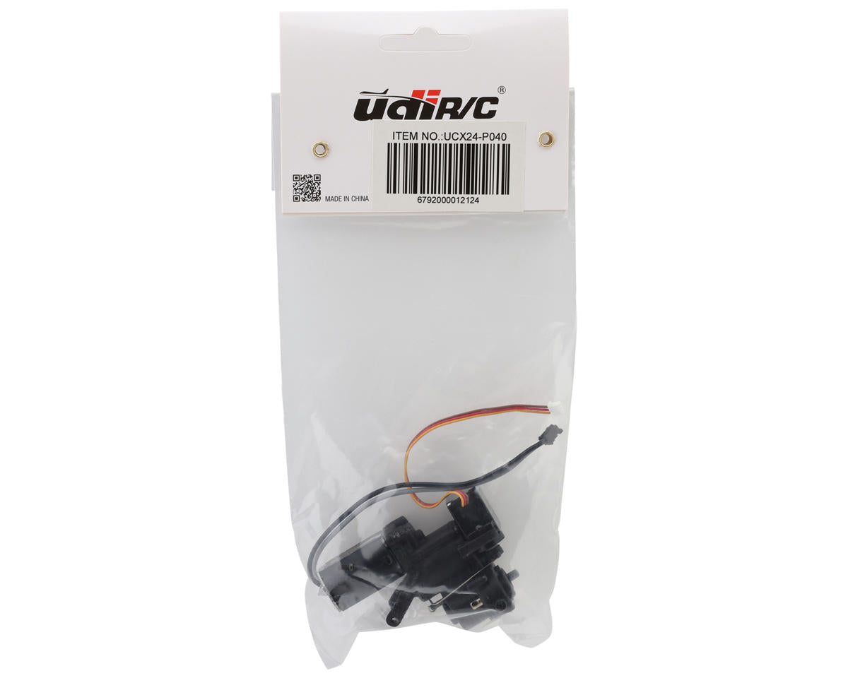 UDI RC UCX24 Complete Transmission Assembly w/Motor & Switch Servo