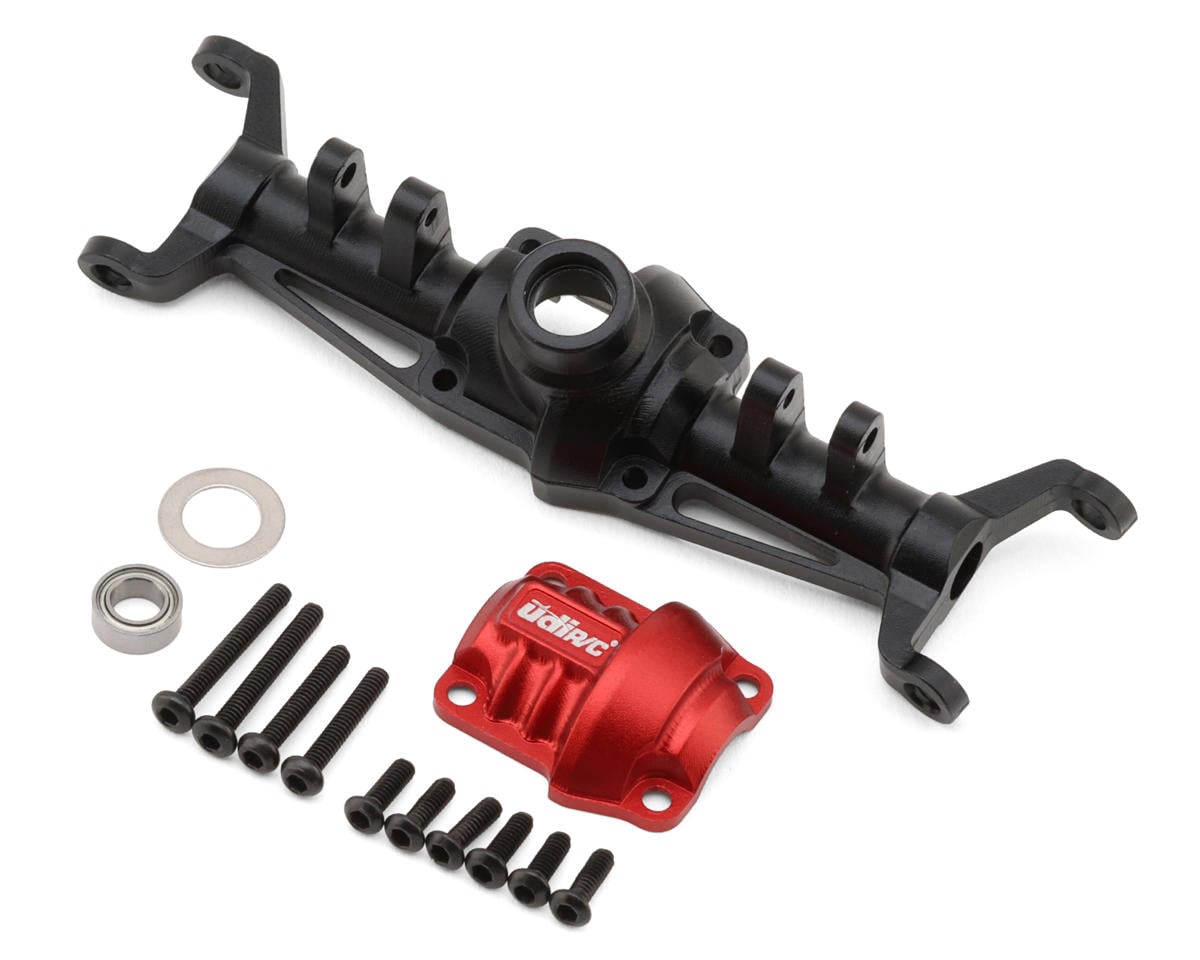 UDI RC UCX18 Pro Toyota Land Cruiser Prado Aluminum Front Axle (Black)