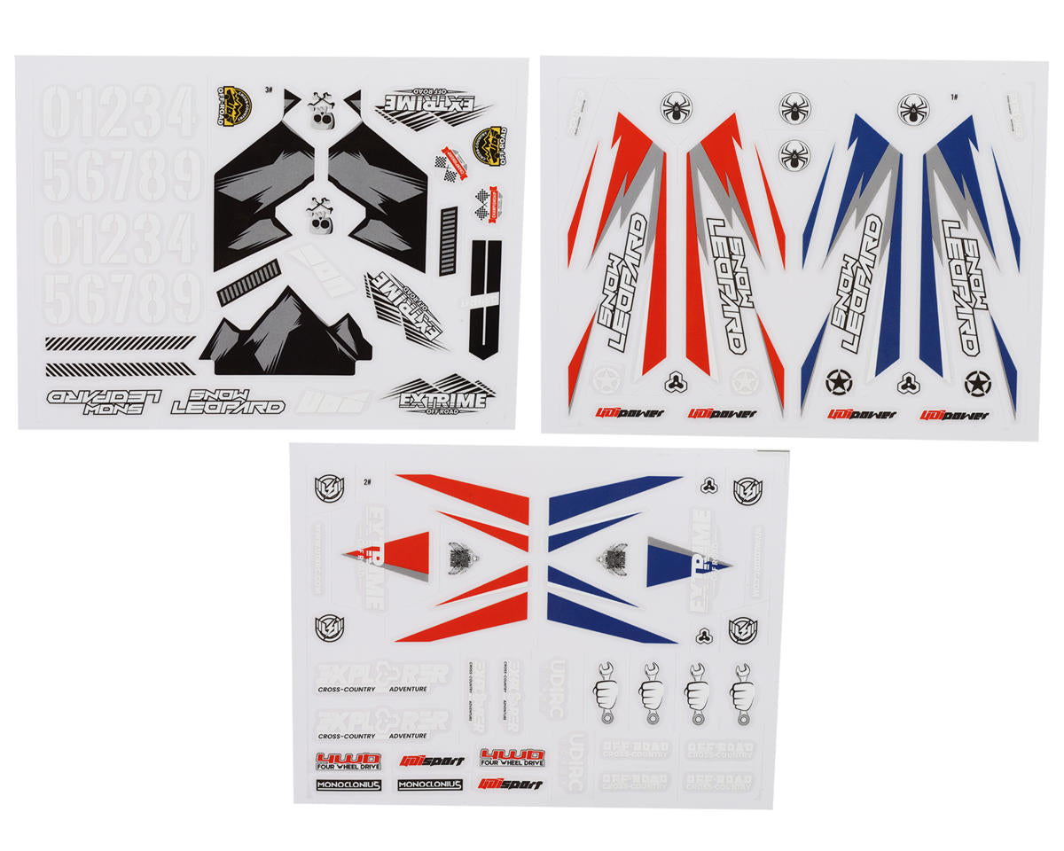 UDI RC Metal Body Panel Assembly w/Decal Sheets (UCX24/UCX24 Pro)