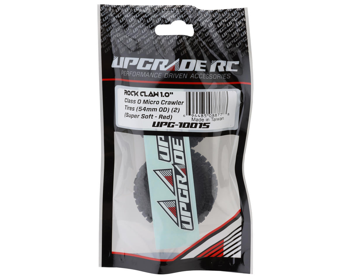 UpGrade RC Micro Rock Claw A/T 1.0" Class 0 Micro Crawler Tires (2) (54mm OD)