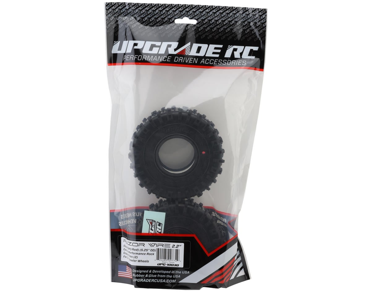 UpGrade RC Razor Wire 2.2" Class 3 Razor-Inspired Tread Rock Crawler Tires (2)